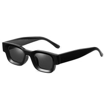 Óculos de Sol - Vintage Quadrangular™ - UV400 (FRETE GRÁTIS) OC018 Oak Vintage Preto 
