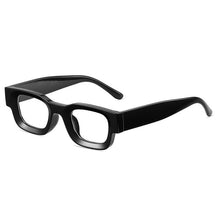 Óculos de Sol - Vintage Quadrangular™ - UV400 (FRETE GRÁTIS) OC018 Oak Vintage Preto/ Transparente 