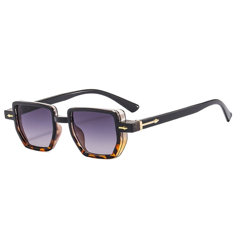 Óculos de Sol - Vintage Rebite™ - UV400 (FRETE GRÁTIS) 0 Oak Vintage Preto/Leopardo 