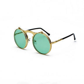 Óculos de Sol Vintage - Woodstock™ - UV400 (FRETE GRÁTIS) 0 Oak Vintage Dourado/ Verde 