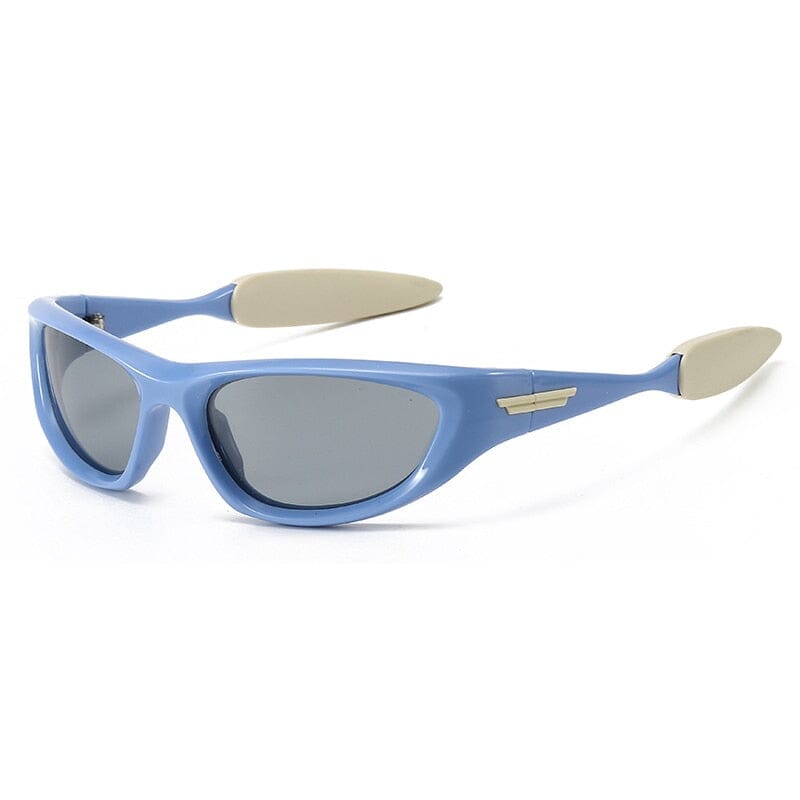 Óculos de Sol - Y2k Moscow™ - UV400 (FRETE GRÁTIS) 0 Oak Vintage Blue Grey As the picture 
