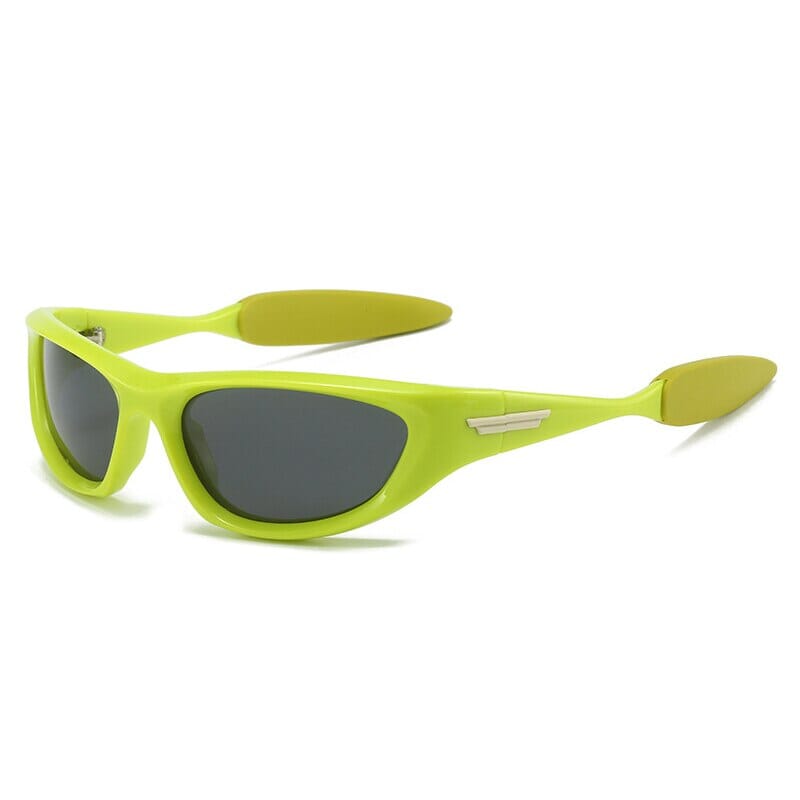 Cyber Y2K Óculos de Sol Masculino Moda Design de Marca de