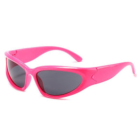 Óculos de Sol - Young™ - UV400 (FRETE GRÁTIS) 0 Oak Vintage Rosa/ Vermelho Cinza 